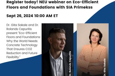  NEU: An ACI Center of Excellence for Carbon Neutral Concrete webinar on "